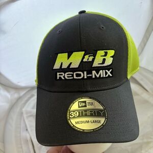 M&B Redi-Mix Size M-L New Era 39Thirty Cap Hat *New*